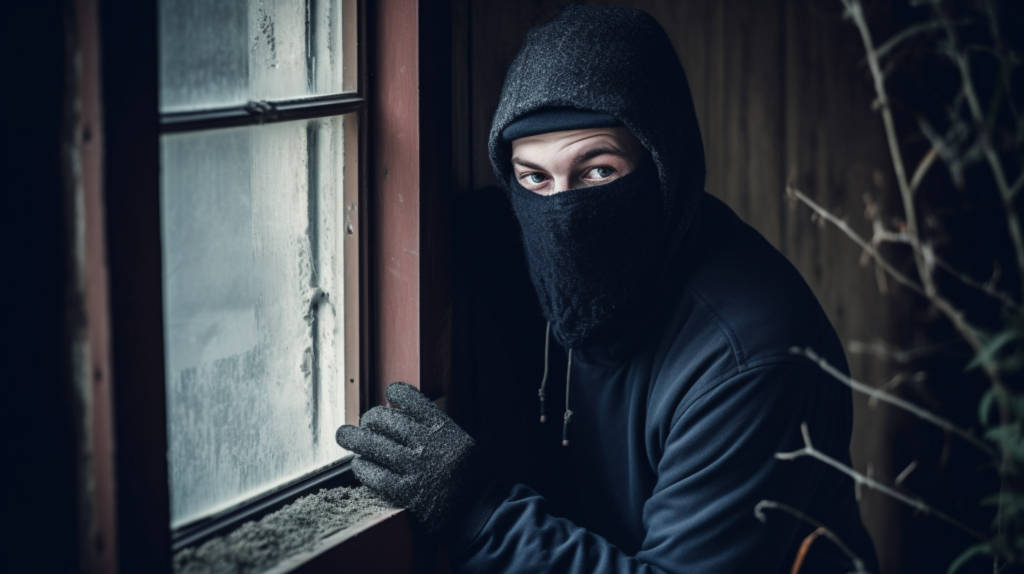 robber breaking in
